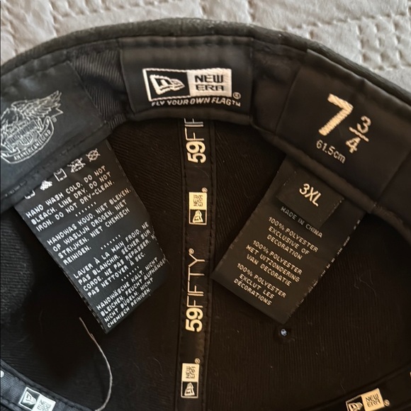 Harley Davidson Black, Red, and Gray Cap- Full Speed Number 1 Embroidery - Picture 4 of 11